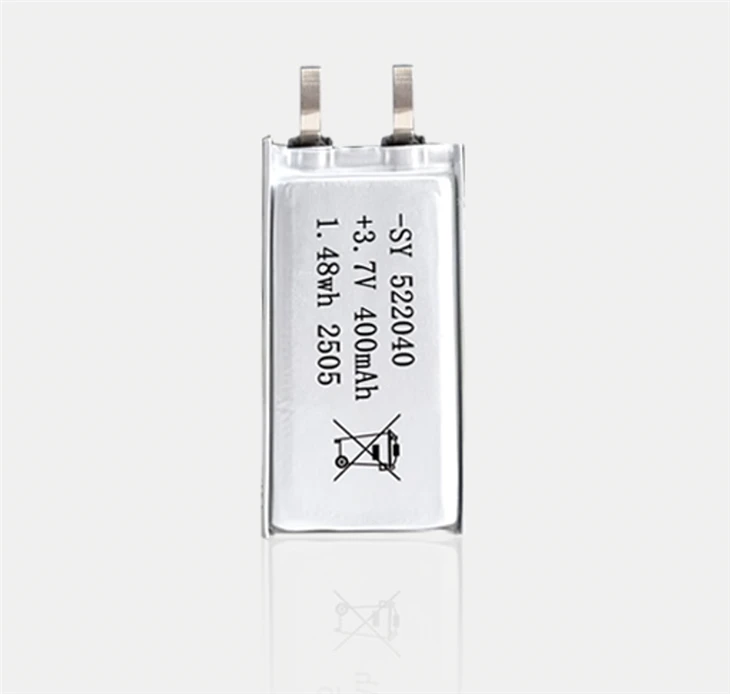 400 mAh polymérová lítium-iónová batéria