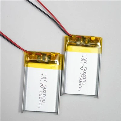 Lítium-iónová polymérová batéria 3,7 V 250 mAh